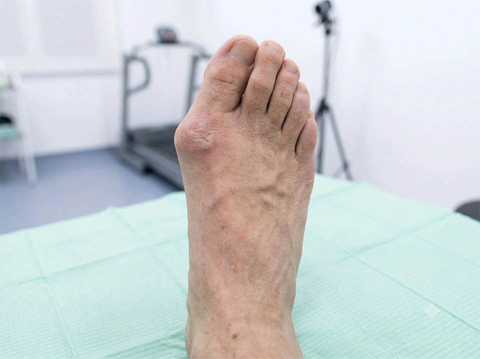 Control podiátrico de Hallux Valgus u juanetes